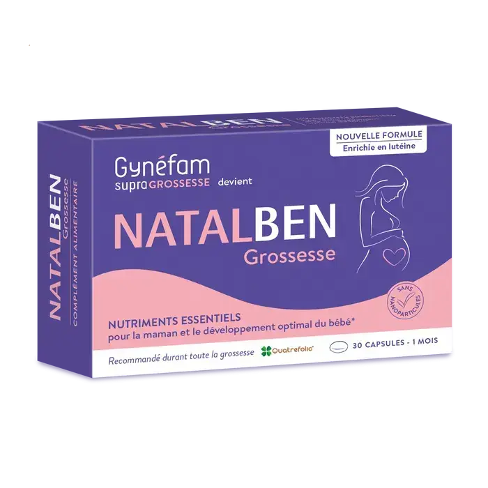 NATALBEN Grossesse – 30 Capsules Lariboisière Shop