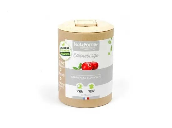 NAT&FORM Canneberge – 60 gélules Lariboisière Shop