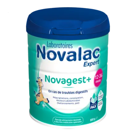 NOVALAC - NOVAGEST+ Lait en poudre 12-36 mois - 800g Lariboisière Shop