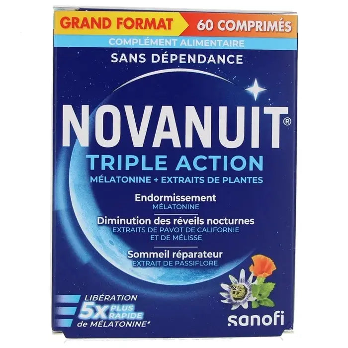 NOVANUIT Triple Action Grand Format – 60 comprimés Lariboisière Shop