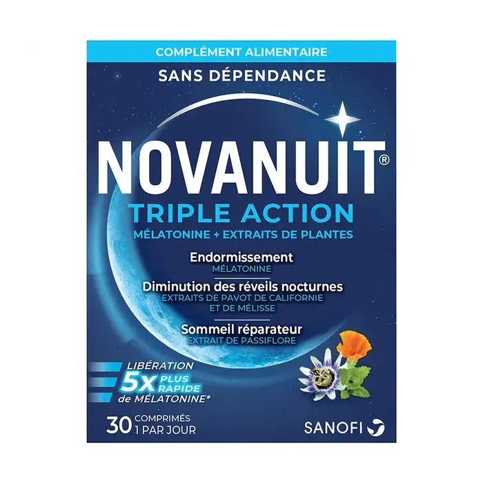 NOVANUIT Triple Action – 30 comprimés Lariboisière Shop