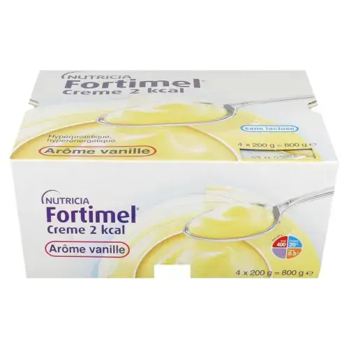 NUTRICIA Fortimel - Creme Protein Vanille 4 x 200 g Lariboisière Shop