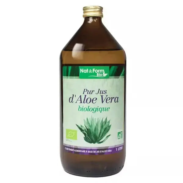 Nat & Form - Bio Pur Jus d'Aloe Vera - 1L Lariboisière Shop