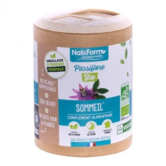 Nat & Form Passiflore 840 mg 60 gélules Lariboisière Shop
