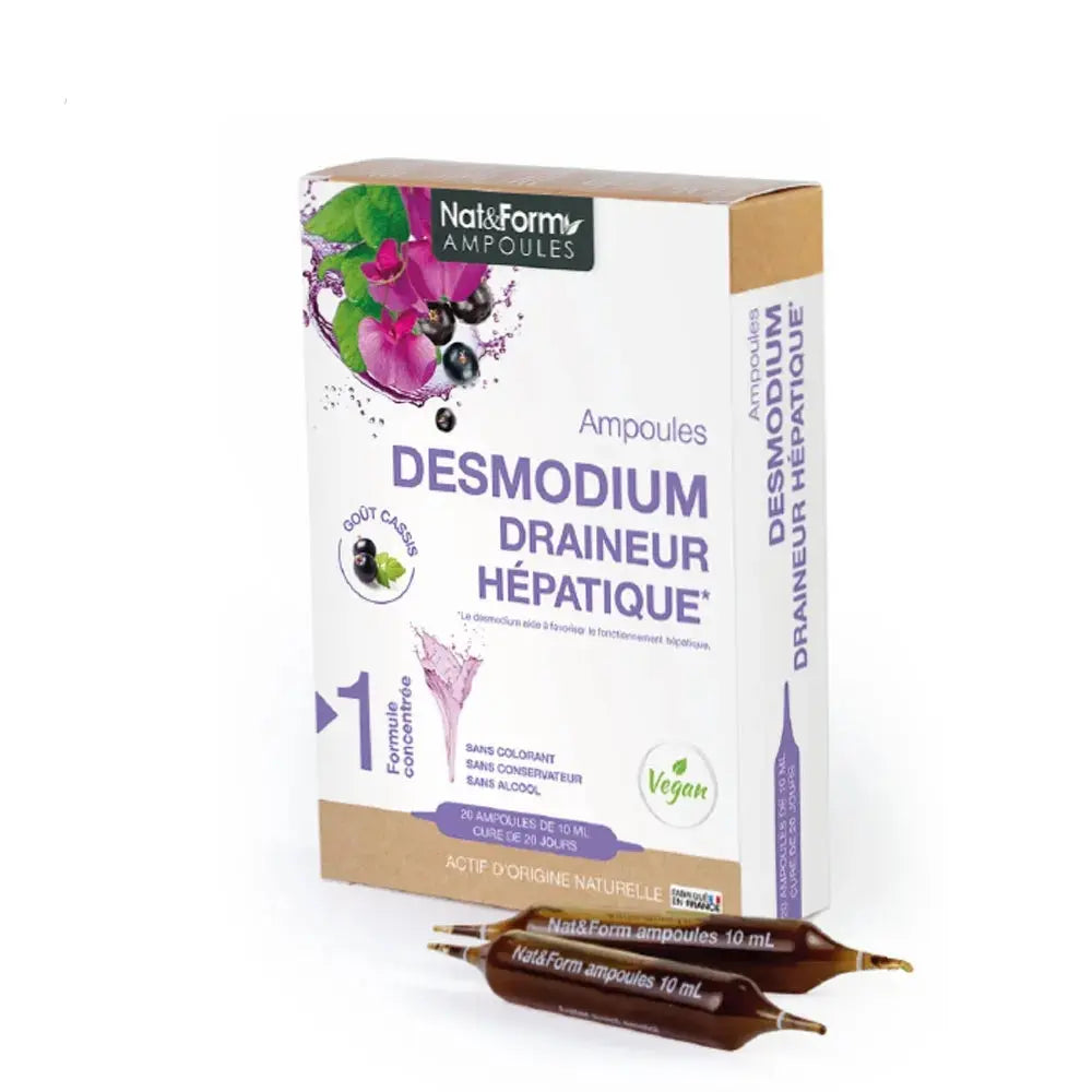 Nat&Form - Desmodium - 20 ampoules Lariboisière Shop