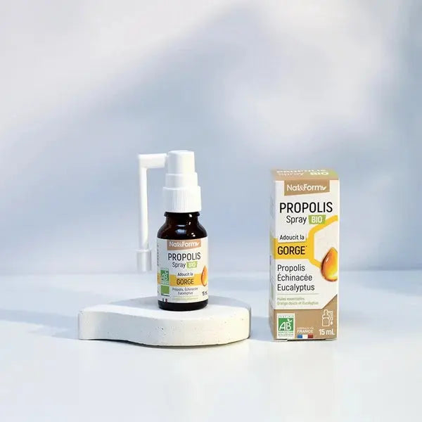 Nat&Form - Spray Propolis bio - 20ml Lariboisière Shop