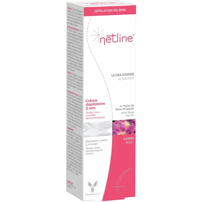 Netline - Crème Dépilatoire Corps 3 minutes - 150ml Lariboisière Shop