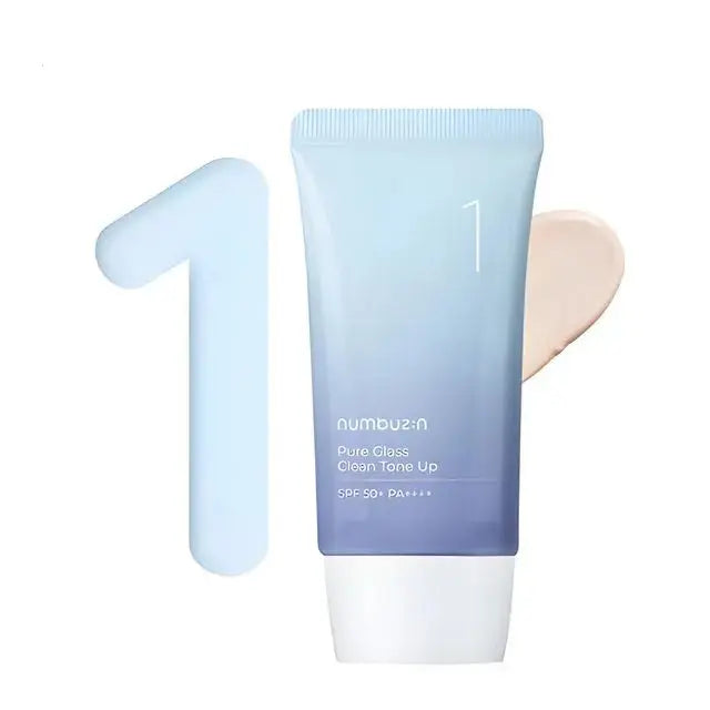 Numbuzin - No.1 Pure Glass Clean Tone Up - Base de maquillage - Lariboisière Shop