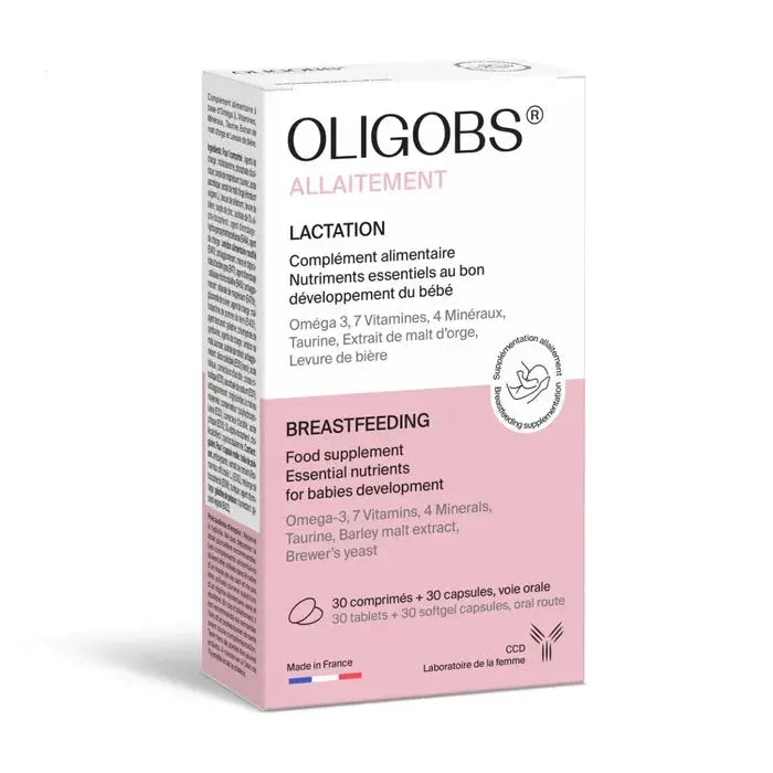 OLIGOBS - Allaitement Lactation - 30 Comprimés + 30 Capsules Lariboisière Shop