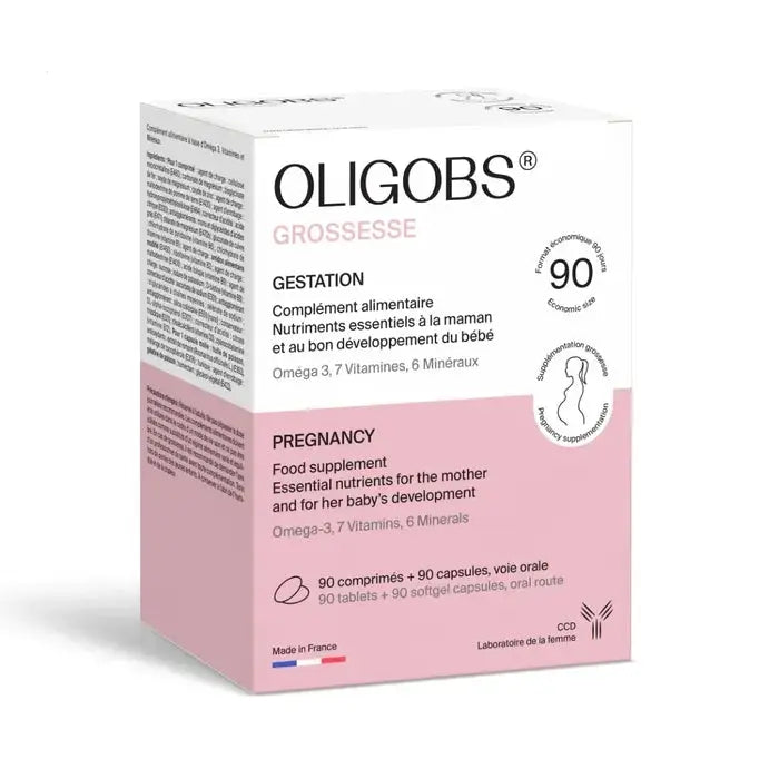 OLIGOBS - Grossesse - 90 comprimés + 90 capsules Lariboisière Shop
