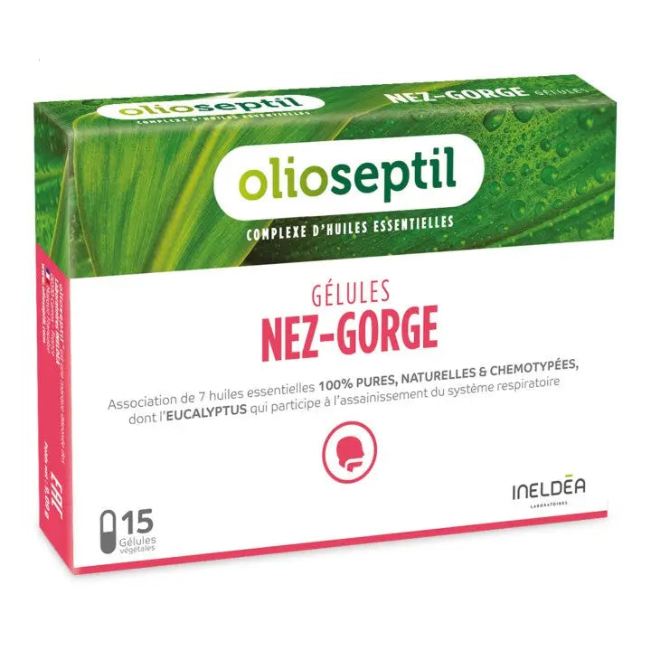 Olioseptil Nez-Gorge 15 Gélules Lariboisière Shop