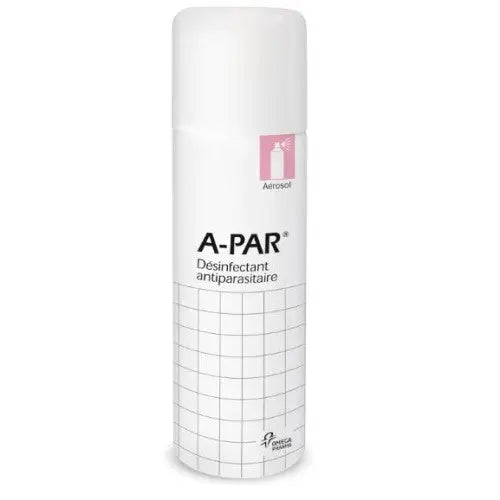 Omega - Pharma France APAR désinfectant antiparasitaire - Aérosol 200ml Lariboisière Shop