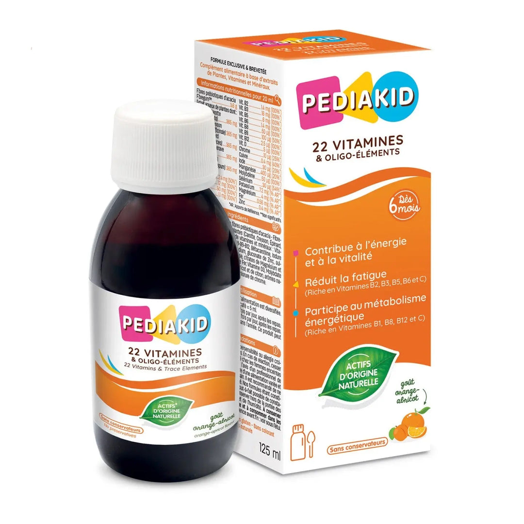 PEDIAKID 22 Vitamines & Oligo-Éléments Sirop 250 ml Lariboisière Shop
