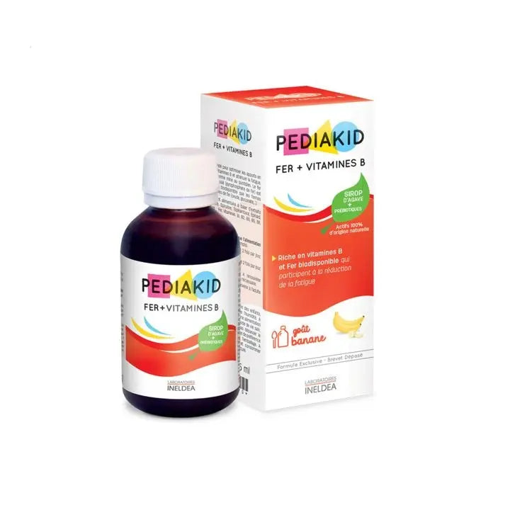 PEDIAKID Fer + Vitamines B Sirop 125 ml Lariboisière Shop
