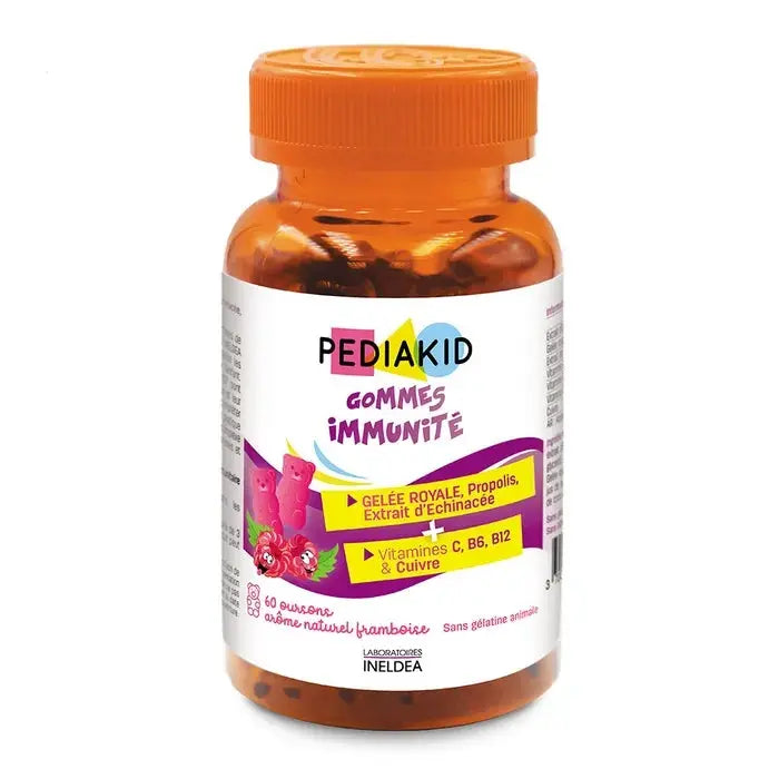 PEDIAKID Gommes Immunité Framboise 60 Oursons Lariboisière Shop