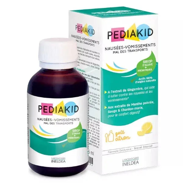 PEDIAKID Nausées & Mal des Transports Sirop 125 ml Lariboisière Shop