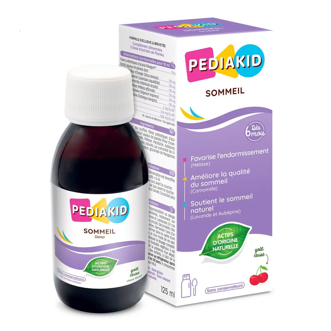 PEDIAKID Sommeil Sirop 125 ml – Favorise l'endormissement et un sommeil de qualité Lariboisière Shop