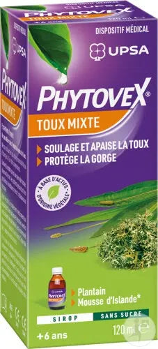 PHYTOVEX Sirop Toux Mixte Sans Sucre 120 ml Lariboisière Shop