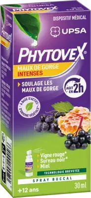 PHYTOVEX Spray Maux de Gorge Intenses 30 ml Lariboisière Shop