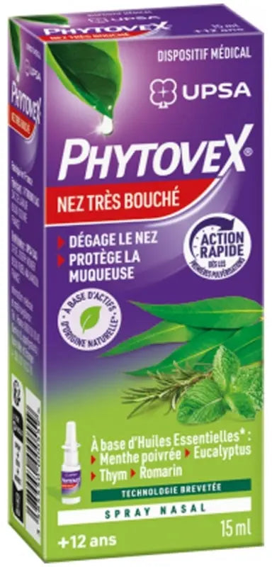 PHYTOVEX Spray Nez Très Bouché 15 ml Lariboisière Shop