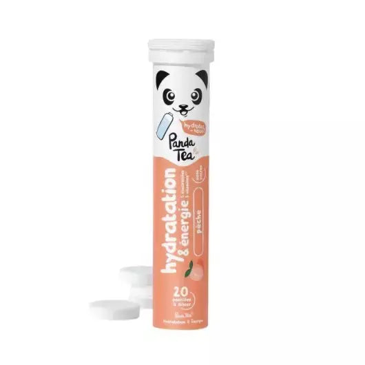Panda Tea - HYDRATATION & ÉNERGIE - Pêche - 20 Pastilles Lariboisière Shop