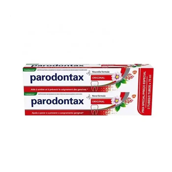 Parodontax Dentifrice Original Pâte 2x75 ml – Protection des Gencives et des Dents Lariboisière Shop