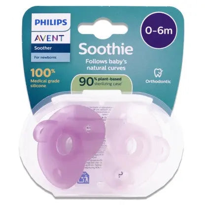 Philips Avent Soothie Heart – Lot de 2 sucettes 0 à 6 mois Lariboisière Shop