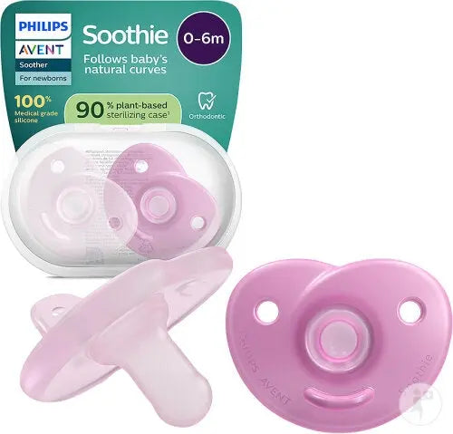 Philips Avent Soothie Sucettes 0–3 mois Girl – Lot de 2 Lariboisière Shop