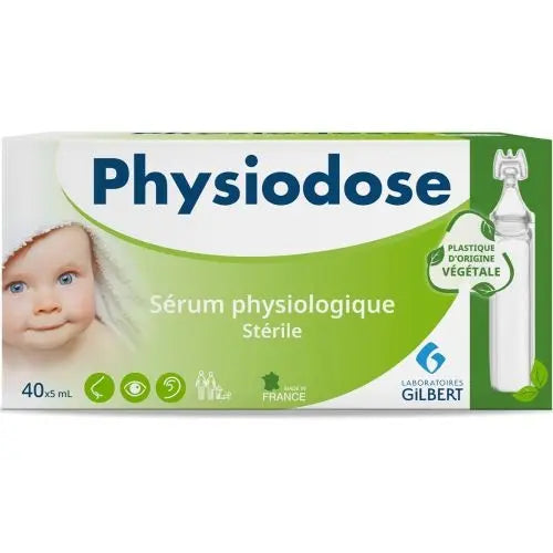 Physiodose Sérum Physiologique Végétal Stérile Unidoses 40X5ML Lariboisière Shop