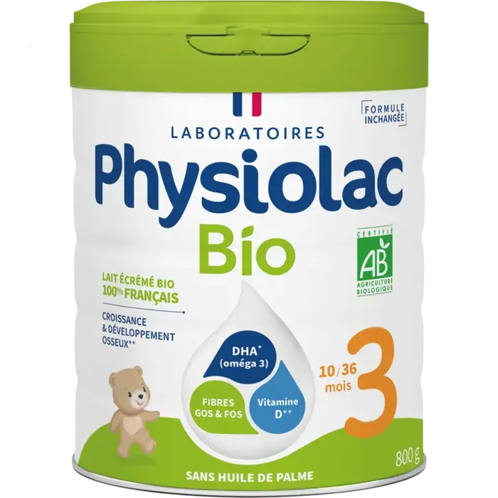 Physiolac Bio 3 Lait de Croissance 800 g Lariboisière Shop