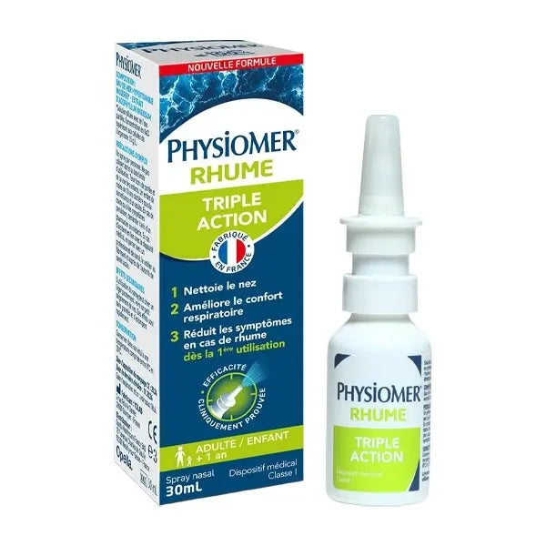 Physiomer Rhume Triple Action Spray Nasal 30 ml Lariboisière Shop