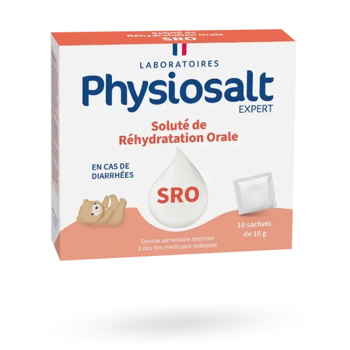 Physiosalt Sels de Réhydratation Orale 10 x 10 g – Réhydratation Rapide en Cas de Déshydratation Lariboisière Shop
