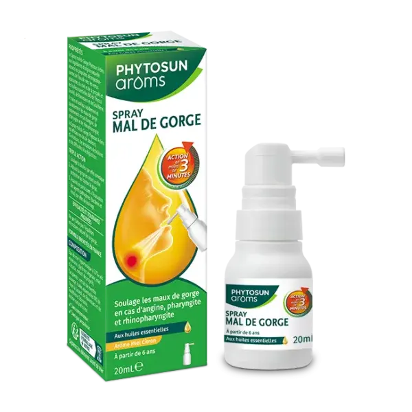 Phytosunaroms - Spray mal de gorge - 20 ml Lariboisière Shop