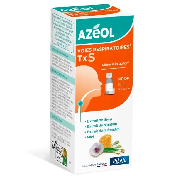 Pileje - AZÉOL - Sirop Toux Sèche - 75ml Lariboisière Shop