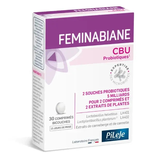 Pileje - Feminabiane CBU - 30 comprimés Les 3 chênes