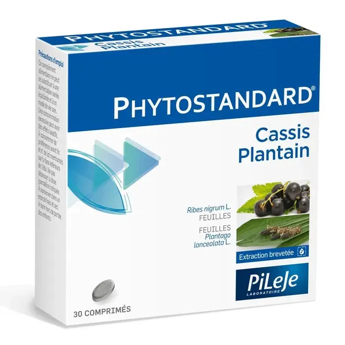 Pileje - PHYTOSTANDARD - Cassis et Plantain - 30 Comprimés Lariboisière Shop