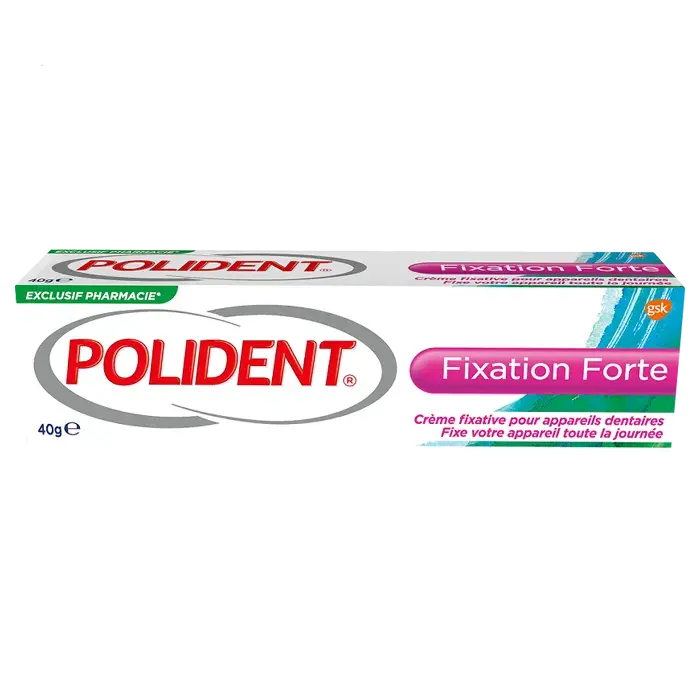 Polident Fixation Forte Crème Fixative 40 g Lariboisière Shop