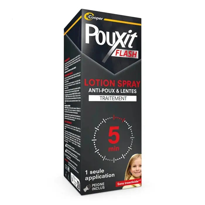 Pouxit FLASH - Traitement Lotion Anti-Poux et Lentes -150ml Lariboisière Shop