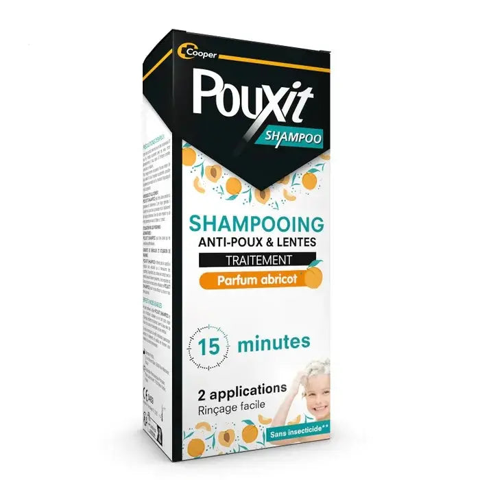 Pouxit - Shampooing Anti-Poux et Lentes - Parfum Abricot - 200ml Lariboisière Shop