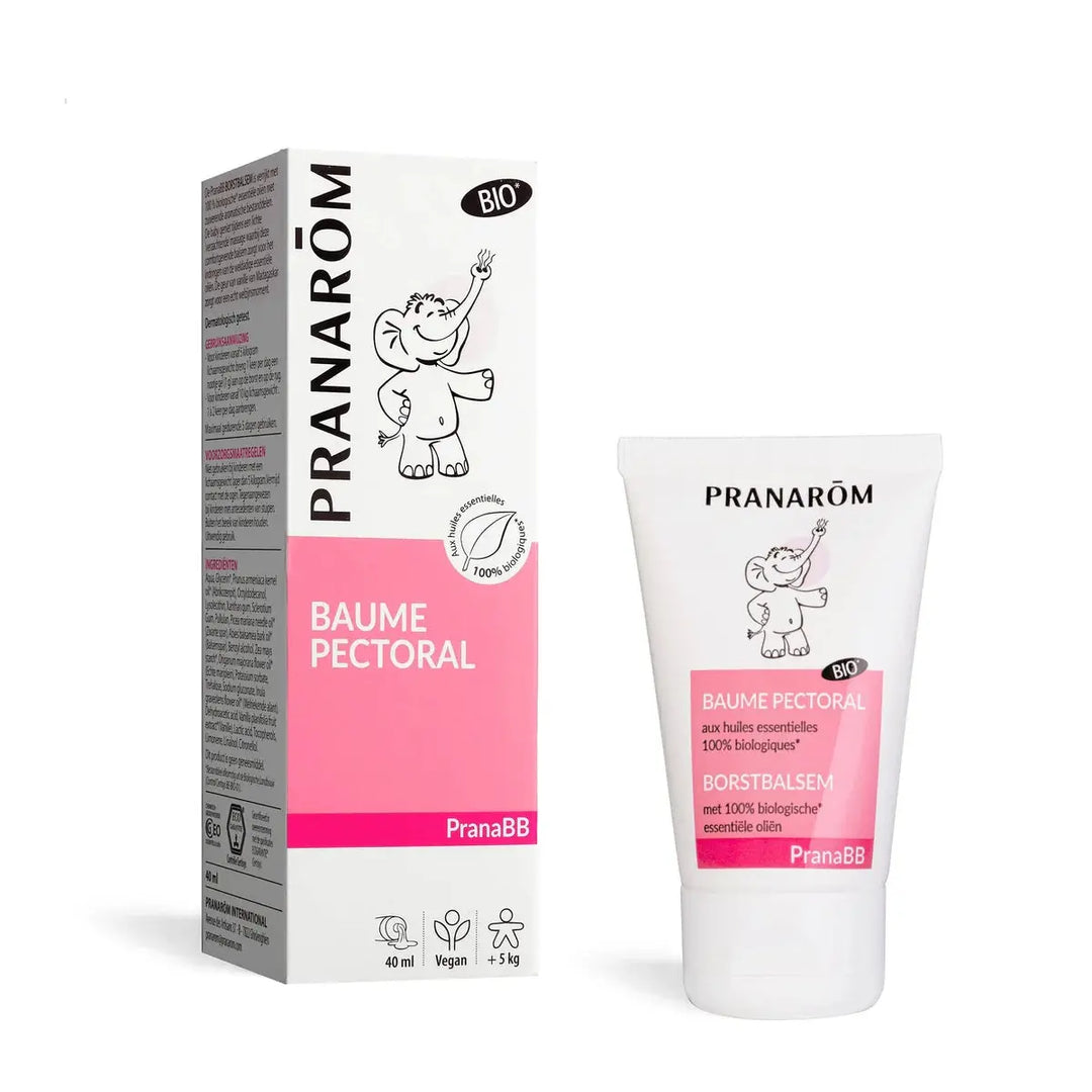 PranaBB Baume Pectoral Bio 40 ml – Confort Respiratoire Bébé Lariboisière Shop