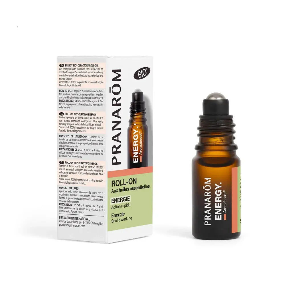 Pranarôm Aromaboost Energy Roll-On Bio 5 ml Lariboisière Shop
