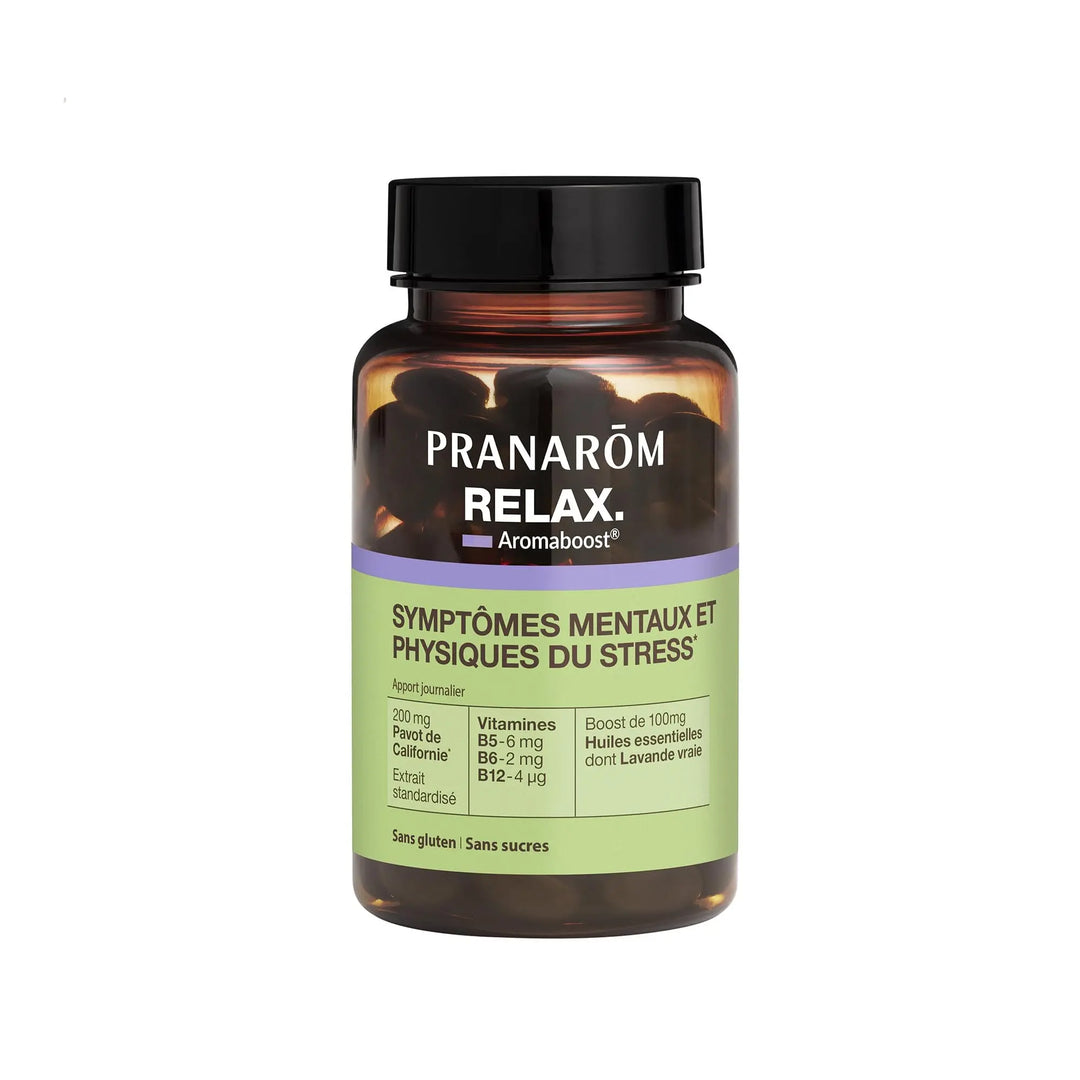 Pranarôm Aromaboost Relax 60 Gélules Bio Lariboisière Shop