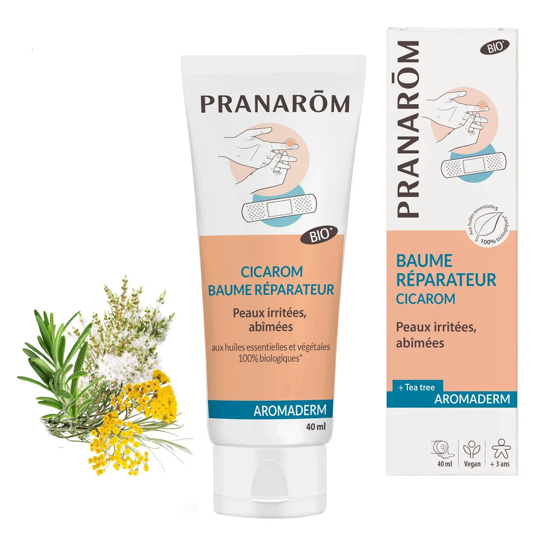 Pranarôm Aromaderm Cicarom Baume Réparateur Bio 40 ml Lariboisière Shop