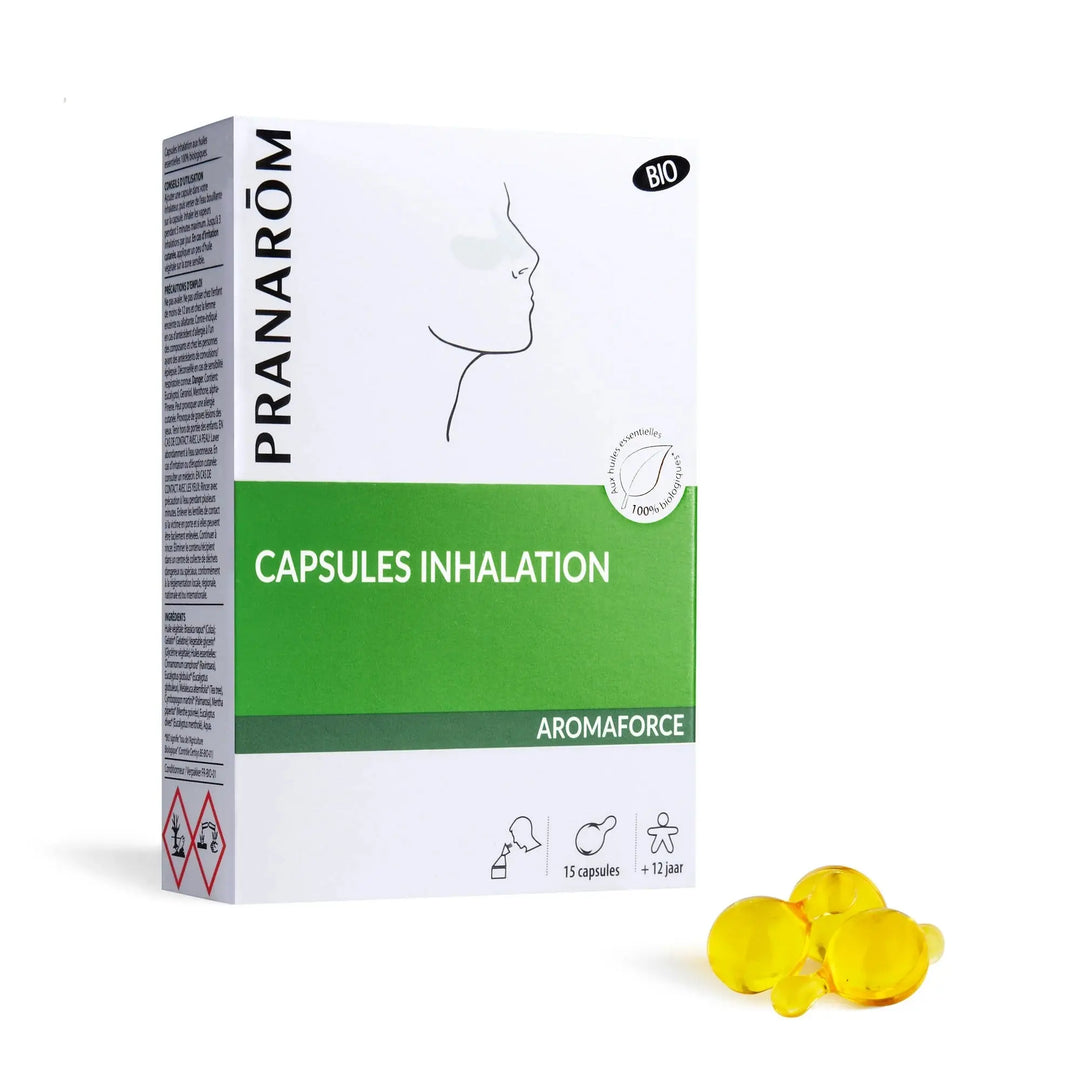 Pranarôm Aromaforce Capsules Inhalation Bio – 15 Capsules Lariboisière Shop