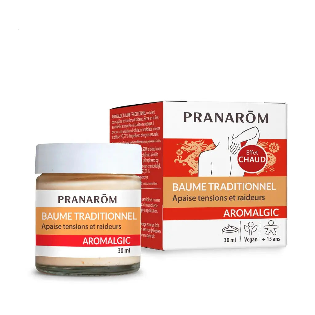 Pranarôm Aromalgic Baume Traditionnel Chauffant Bio 30 ml Lariboisière Shop