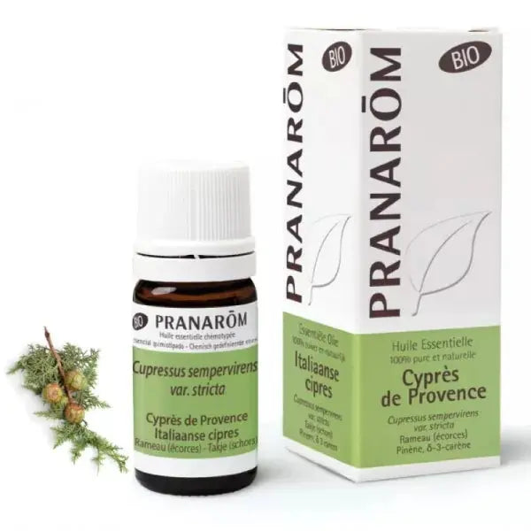 Pranarôm Huile Essentielle Cyprès Vert Rameaux Bio 5 ml Lariboisière Shop