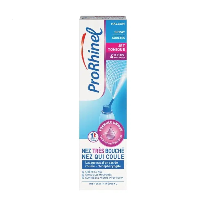 Prorhinel - ENFANTS / ADULTES - Spray Nasal Jet Tonique Nez Bouché Nez Qui Coule - 100ml Lariboisière Shop