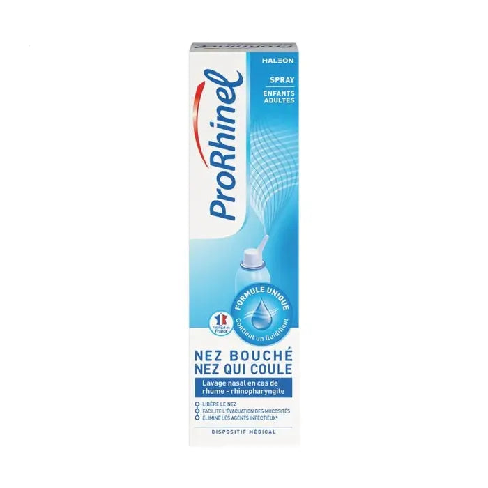 Prorhinel - ENFANTS & ADULTES - Spray Nasal Nez Bouché Nez qui Coule - 100ml Lariboisière Shop