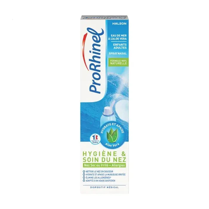 Prorhinel - ENFANTS & ADULTES - Spray Nasal à l’Aloe Vera Hygiène & Soin du Nez - 100ml Lariboisière Shop