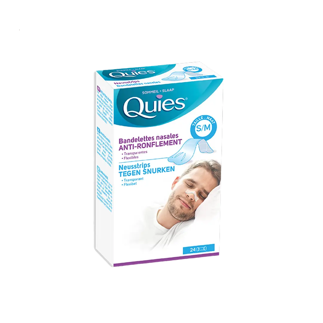 Quies - Bandelettes nasales anti-ronflement L - 24 Lariboisière Shop